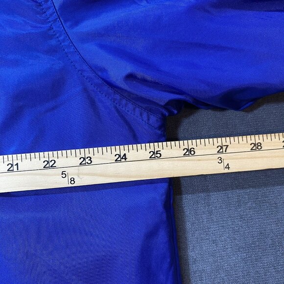 Nike Mens Full-Zip Blue/Black Fleece Lined Windbreaker Jacket Size Large - Picture 12 of 12